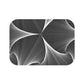 Seamless traingle design 2 Bath Mat | Black & White