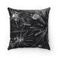 Storm Planet Throw pillow | Black & White | Square Throw Pillow
