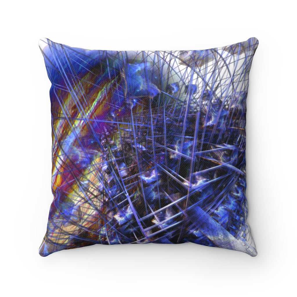 New Creation Throw pillow | Purple & Blue | Square Throw Pillow