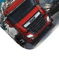 DAF Truck on the road 2 Bath Mat | Red & White