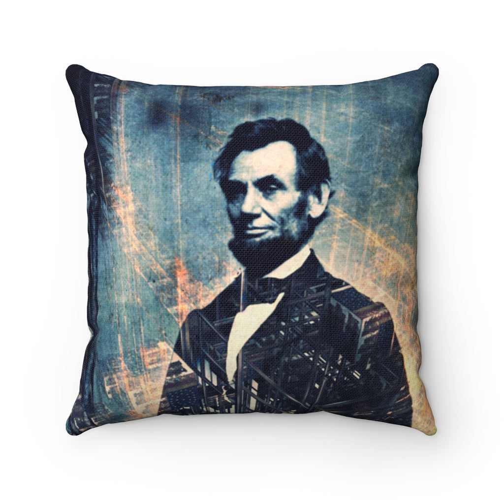 Abraham Lincoln Throw pillow | Square Throw Pillow