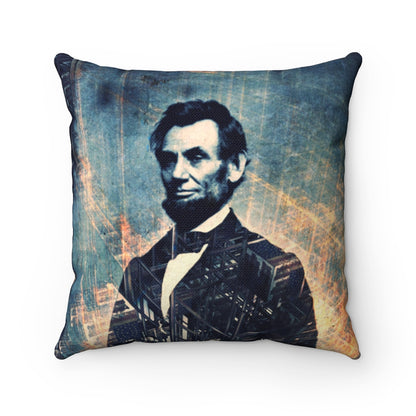 Abraham Lincoln Throw pillow | Square Throw Pillow