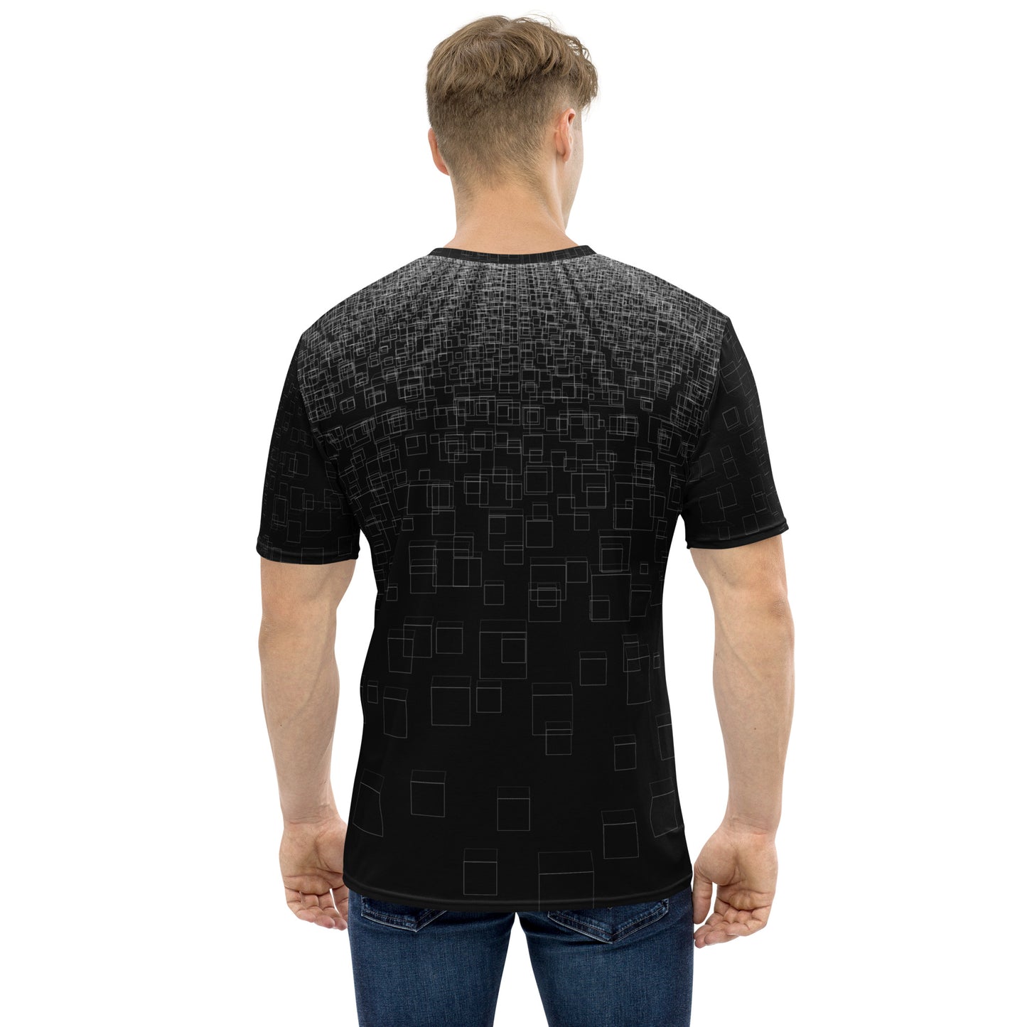 Squares Men's T-Shirt Black