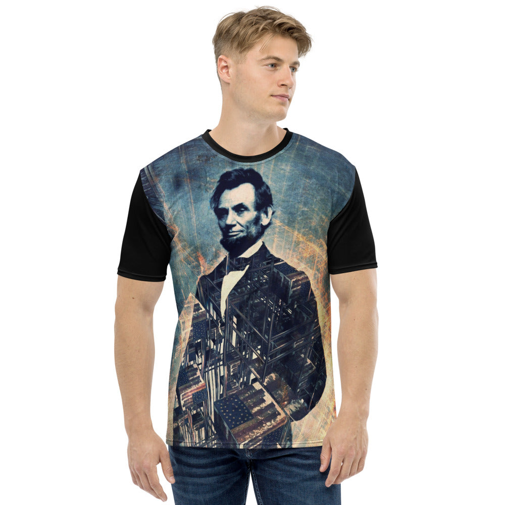 Abraham Lincoln Men's T-shirt Black