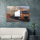 DAF Truck On the road 1 Acrylic Print