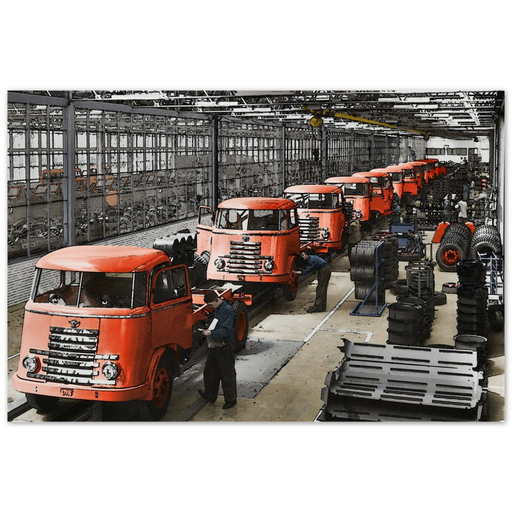 DAF Truck factory Aluminum Print