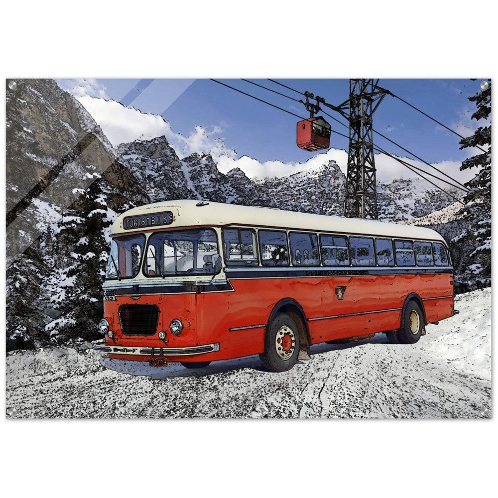 DAF Turistbuss Acrylic Print