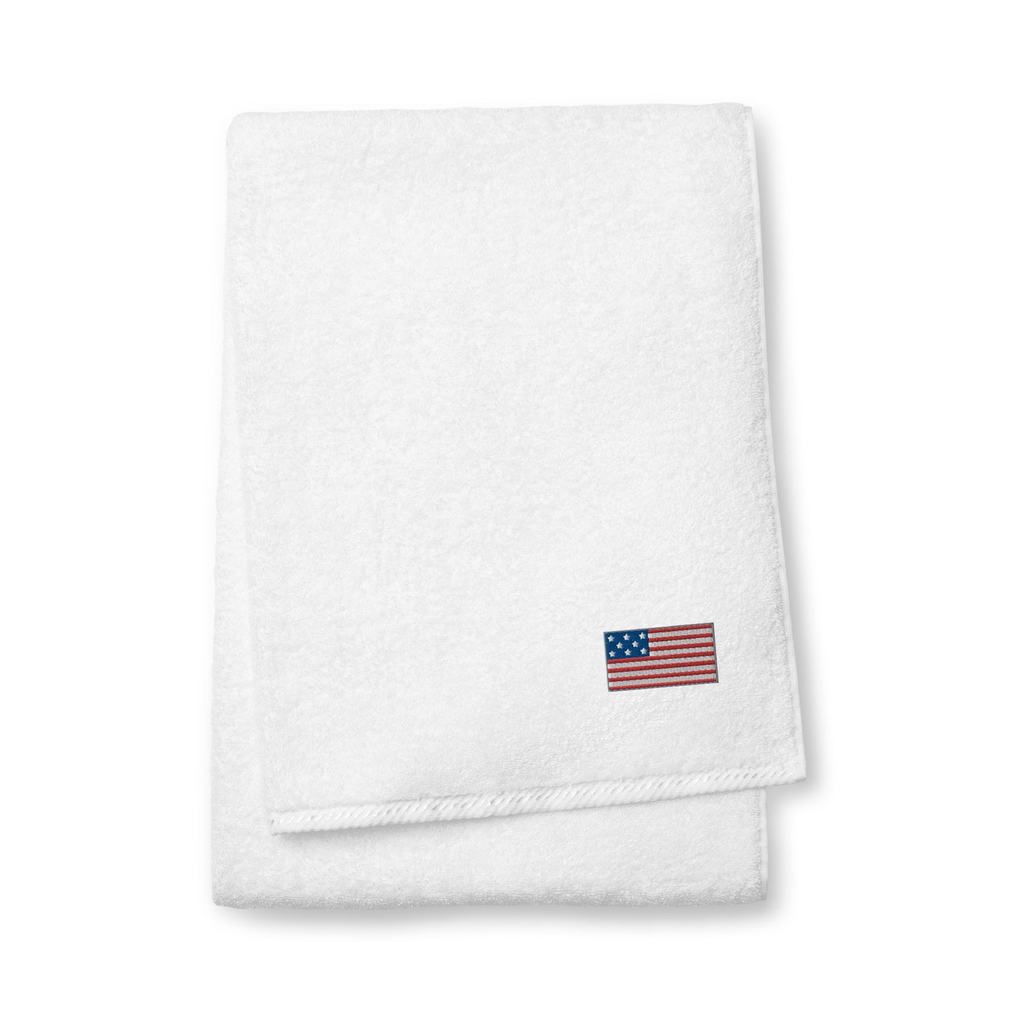 Turkish cotton towel USA White