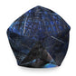 V Abstract Weave All-Over Print Beanie