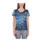 V Abstract Weave Women's Athletic T-shirt